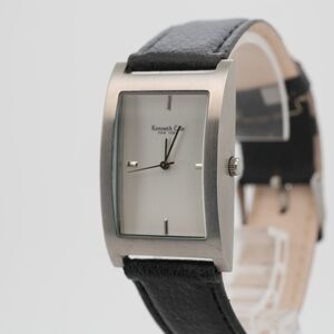 Kenneth Cole KC1024 Dress Watch - 26mm - Silver Dial - New Battery - Running